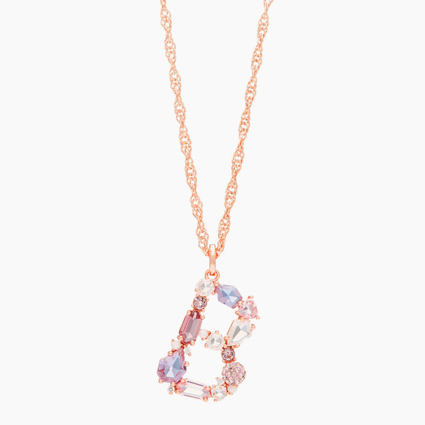 Sophie Glitter Initial Necklace