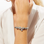 Sparkle Ball™ Luxe Bracelet White on model