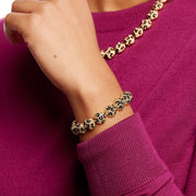 Sparkle Line Bracelet Leopard on model