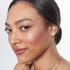 10mm Birthstone Sparkle Ball™ Stud Earrings June on model