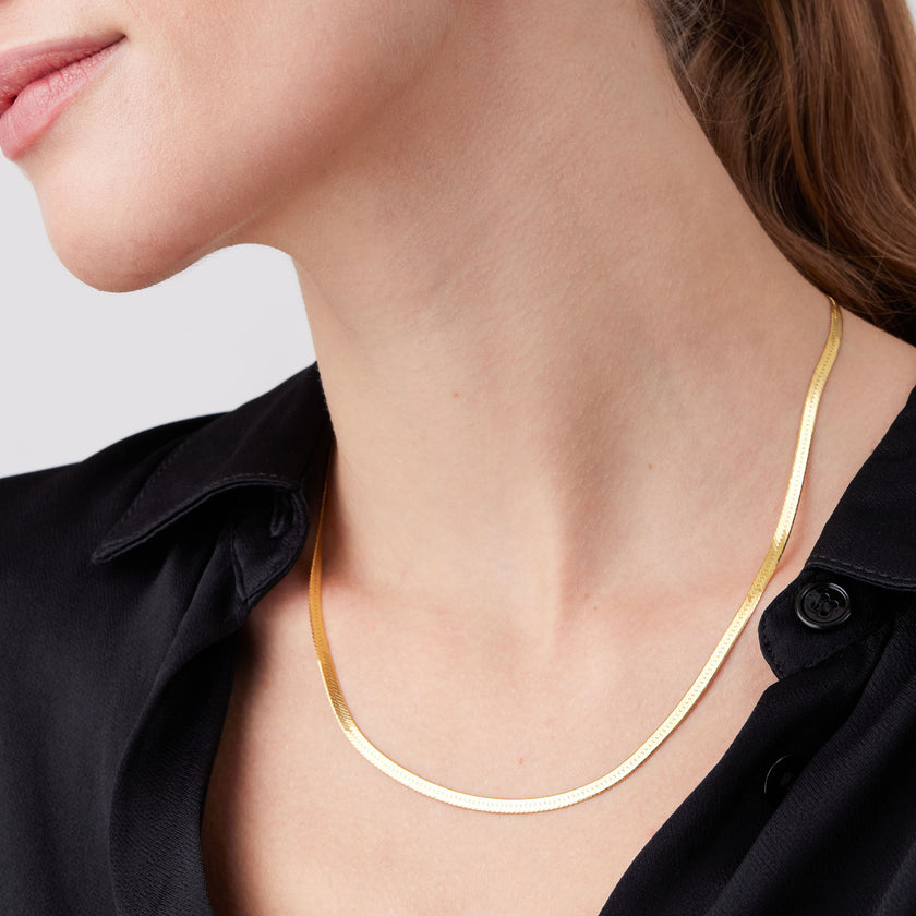 Herringbone chain thin Clearance
