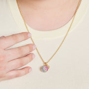 Prism Sparkle Ball™ Long Necklace Pendant on model