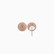 12mm Sparkle Ball™ Stud Earrings Rose Gold